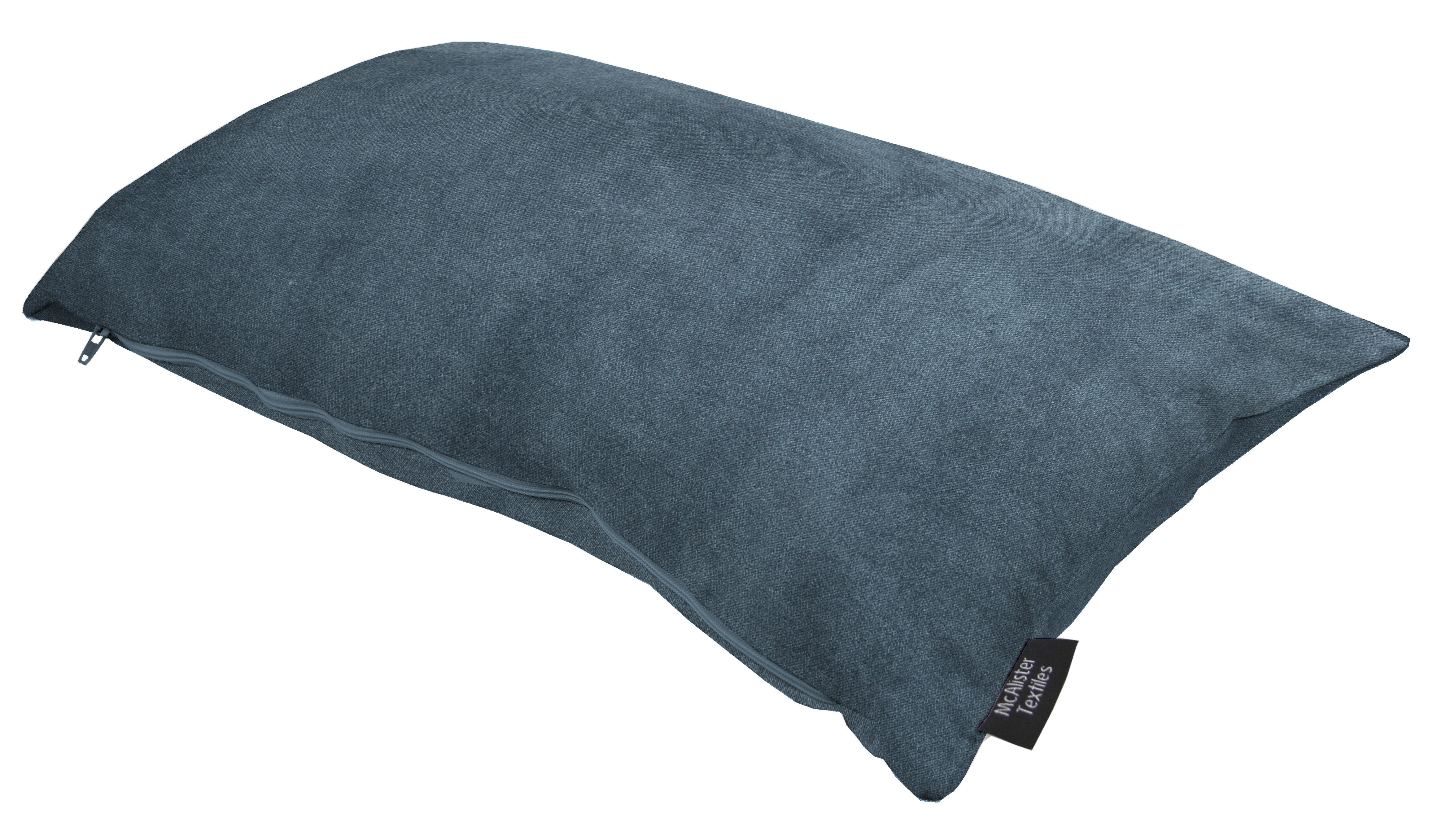 Matt Petrol Blue Velvet Modern Look Plain Cushion