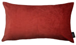 Load image into Gallery viewer, Matt Rust Red Velvet Modern Look Plain Cushion
