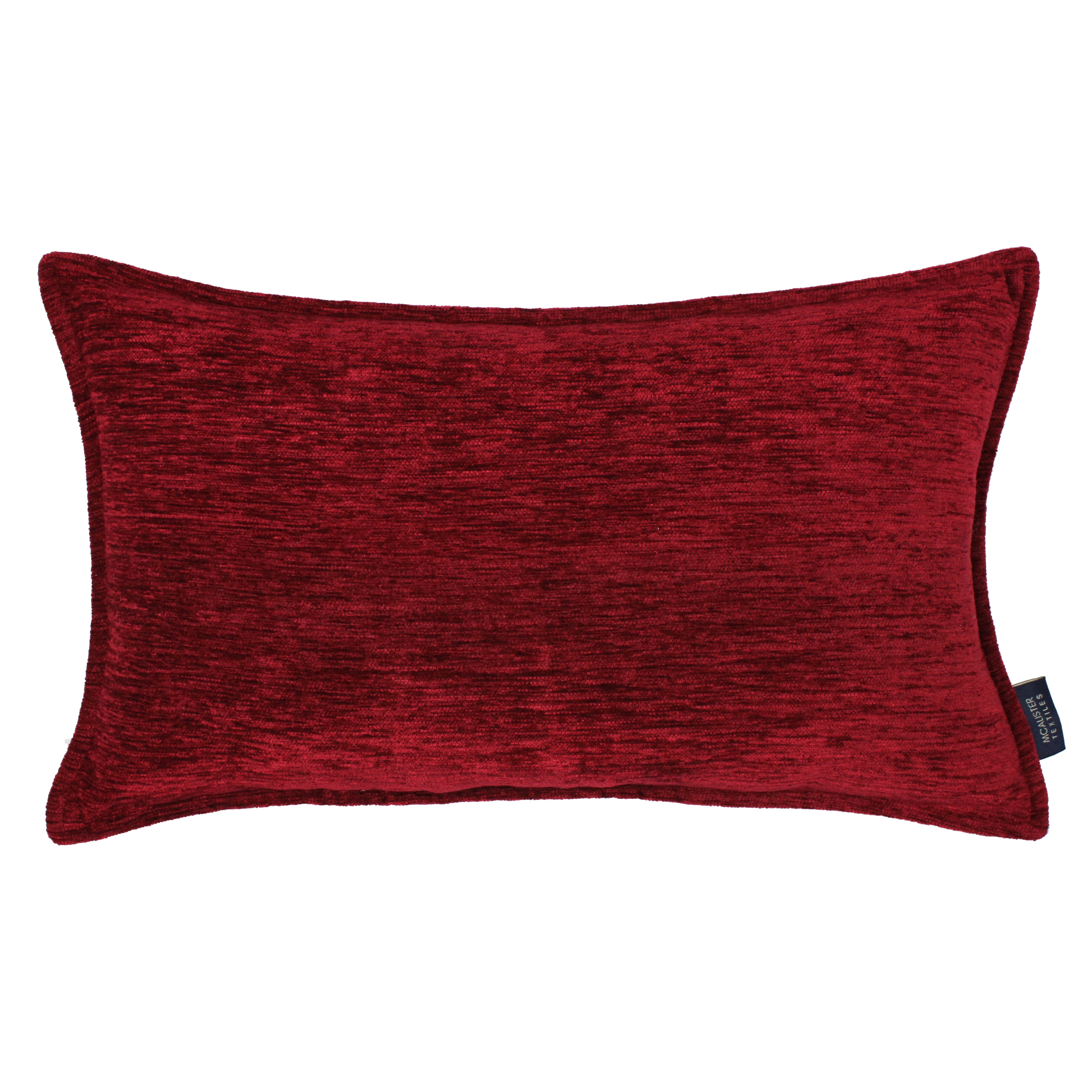 Plain Chenille Red Pillow