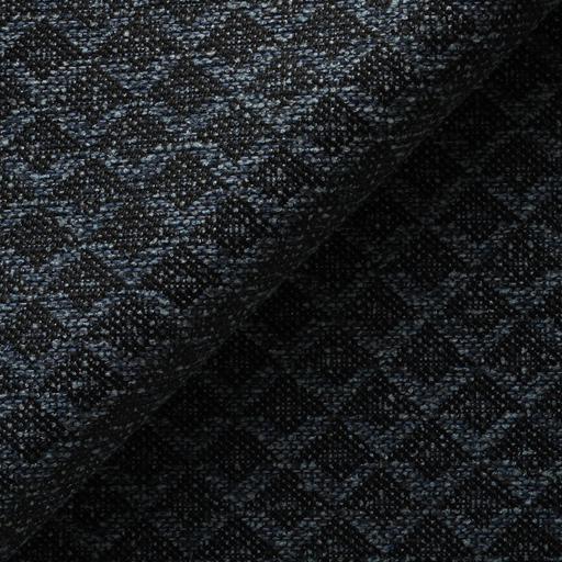 Polo Navy Blue Woven Geometric Cushion