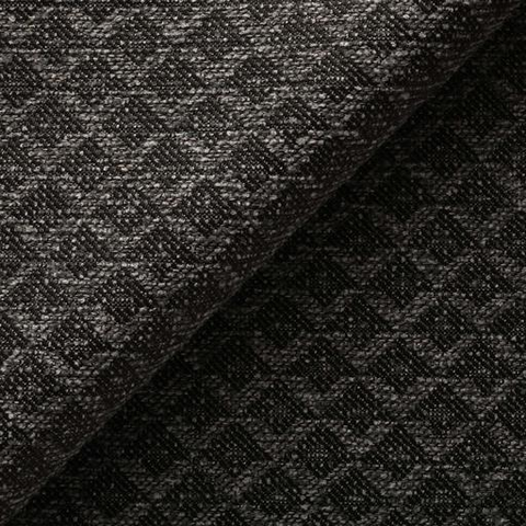 Polo Charcoal Woven Curtains
