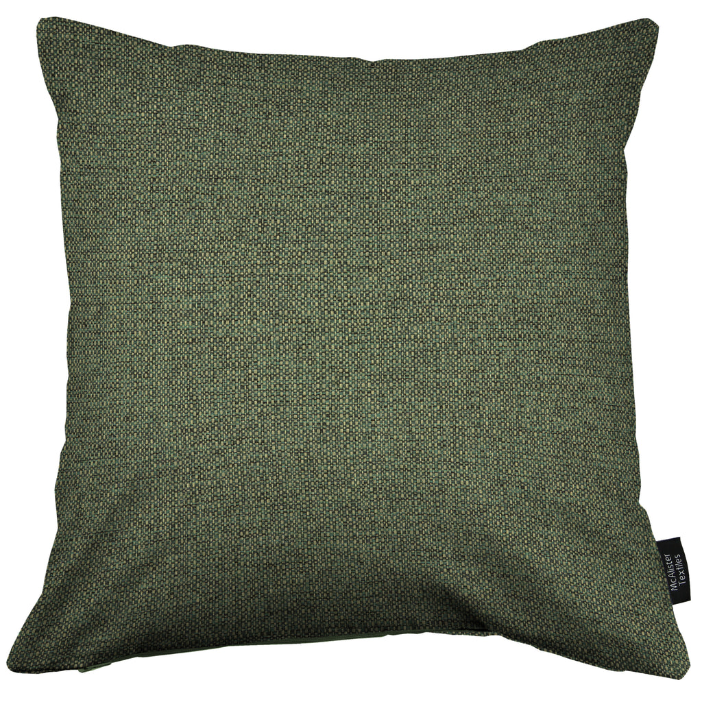 Roma Green Woven Cushion
