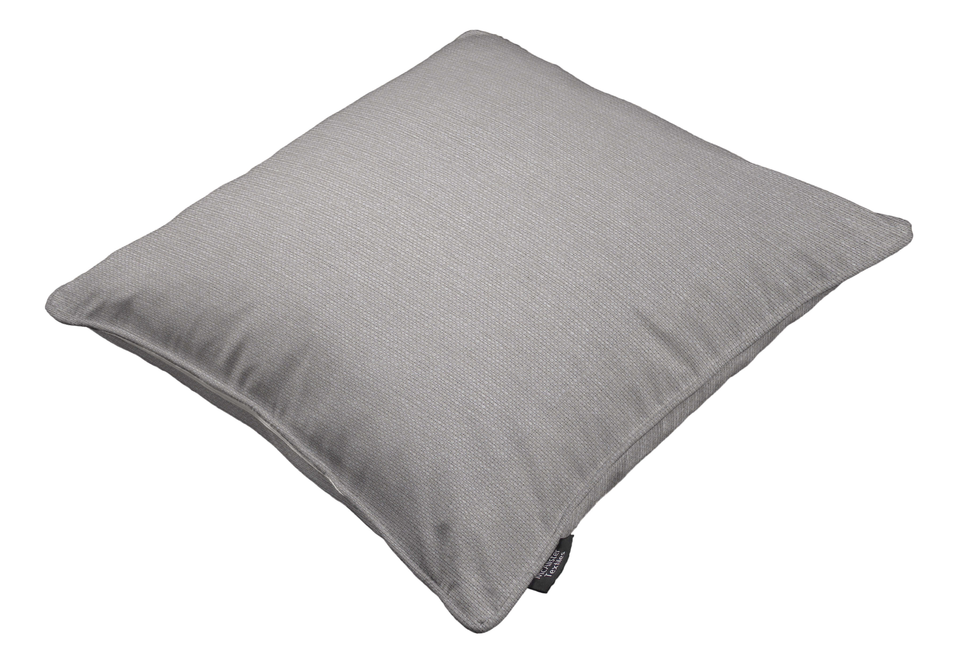Roma Light Grey Piped Cushion