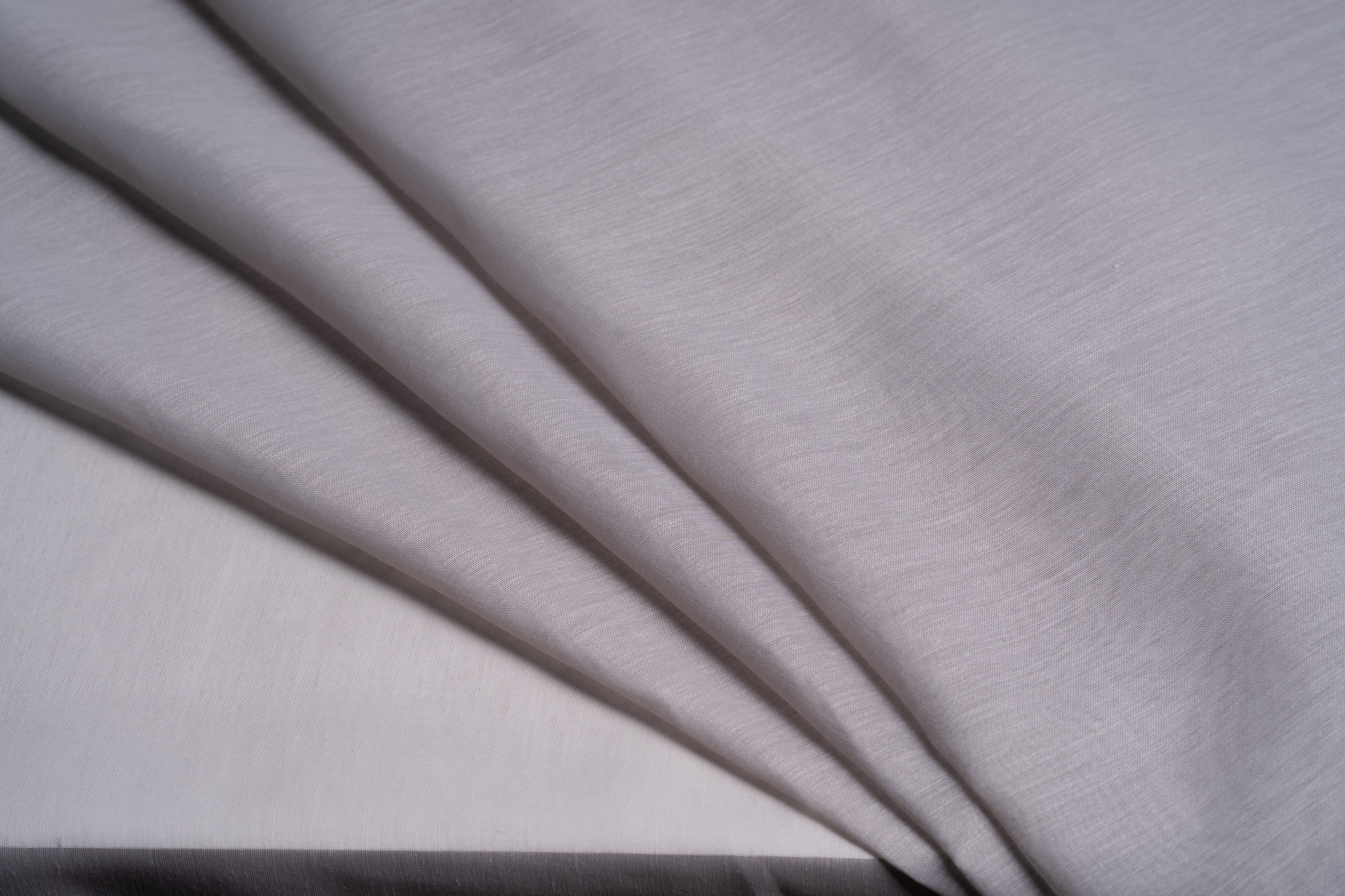 Tranquility Grey Contract Voile Unlined Curtains