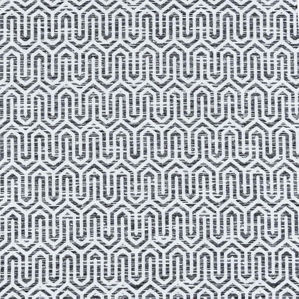 McAlister Textiles Costa Rica Black + White Roman Blind Roman Blinds 