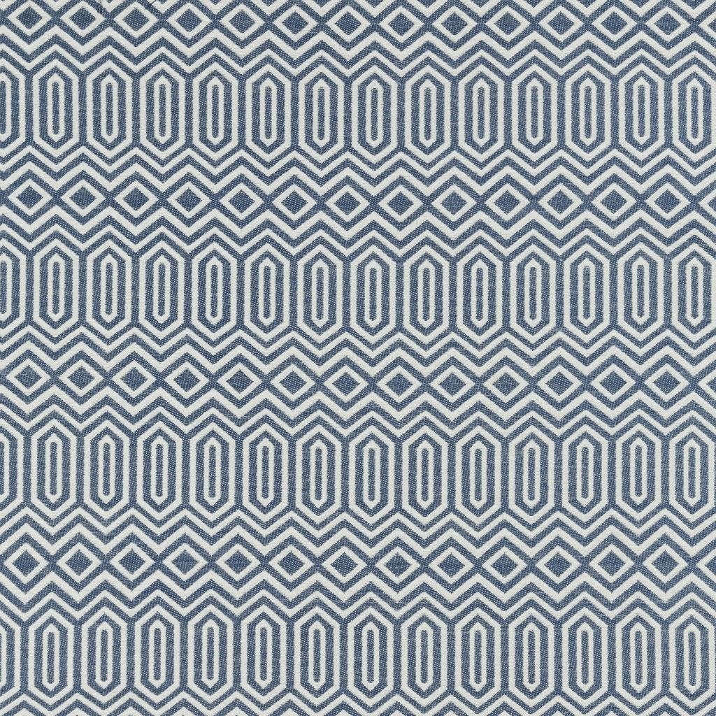 McAlister Textiles Colorado Geometric Navy Blue Roman Blind Roman Blinds 
