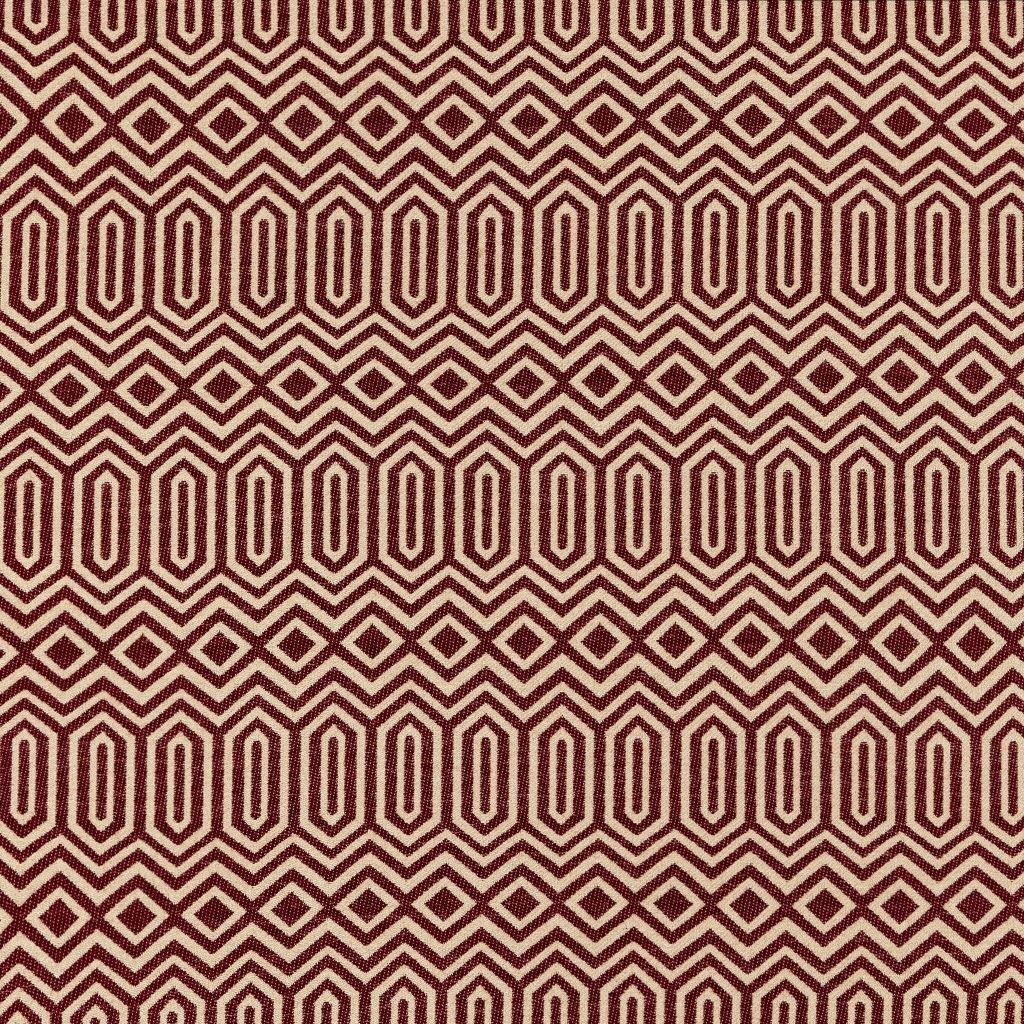 McAlister Textiles Colorado Geometric Red Roman Blind Roman Blinds 