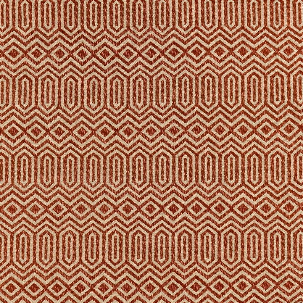 McAlister Textiles Colorado Geometric Burnt Orange Roman Blind Roman Blinds 