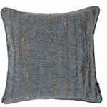 Load image into Gallery viewer, McAlister Textiles Textured Chenille Denim Blue Cushion Cushions and Covers Polyester Filler 49cm x 49cm 

