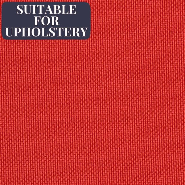 Sorrento Plain Red Outdoor Fabric