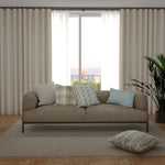 Load image into Gallery viewer, Elva Geometric Beige Grey Curtains
