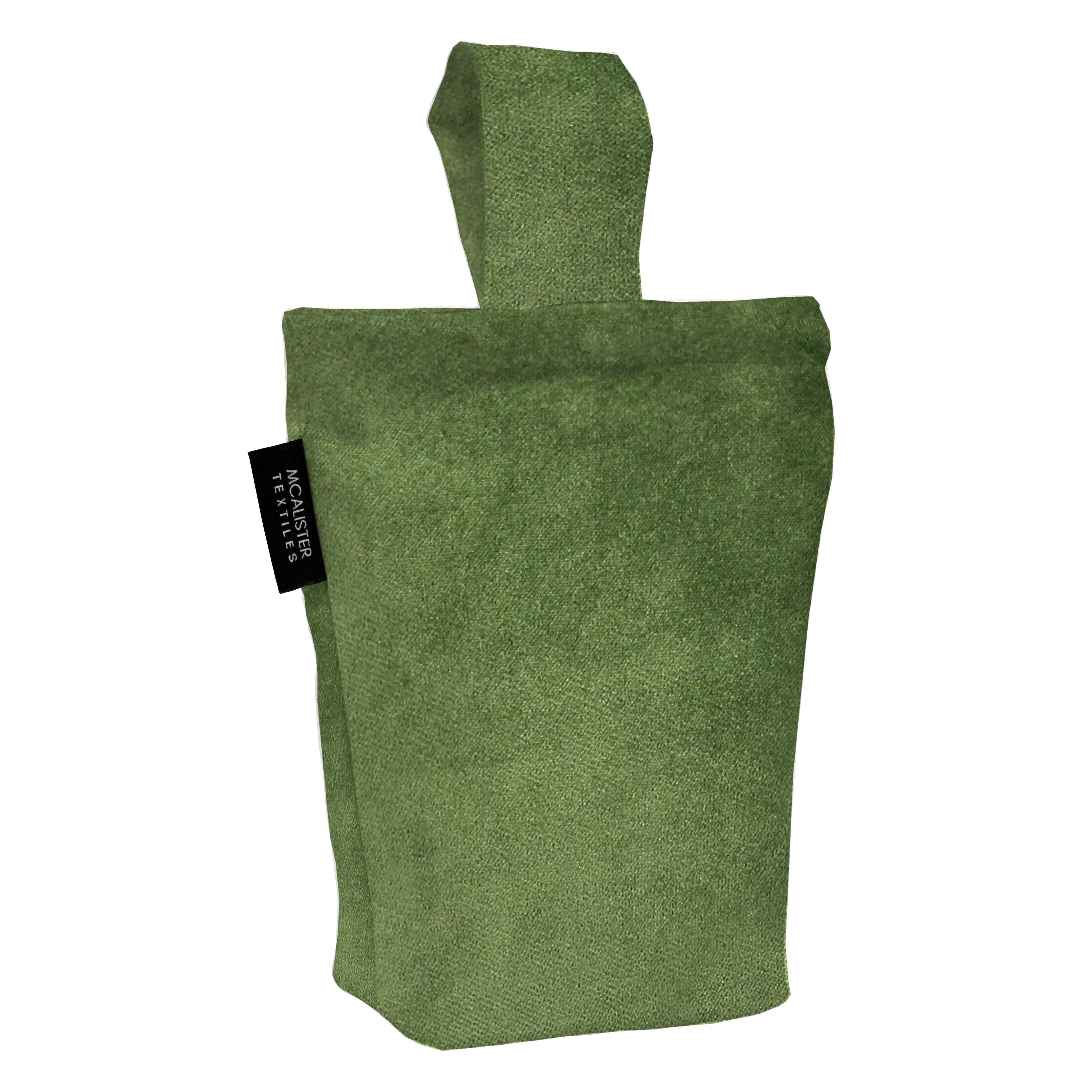 McAlister Textiles Matt Fern Green Velvet Doorstop Doorstops 