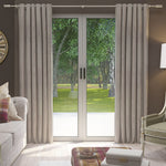 Load image into Gallery viewer, Highlands Textured Plain Taupe Curtains
