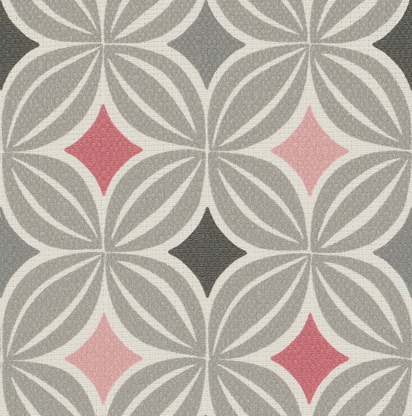 McAlister Textiles Laila Blush Pink and Grey FR Curtains Tailored Curtains 