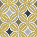 Load image into Gallery viewer, McAlister Textiles Laila Ochre Yellow and Grey FR Curtains Tailored Curtains 
