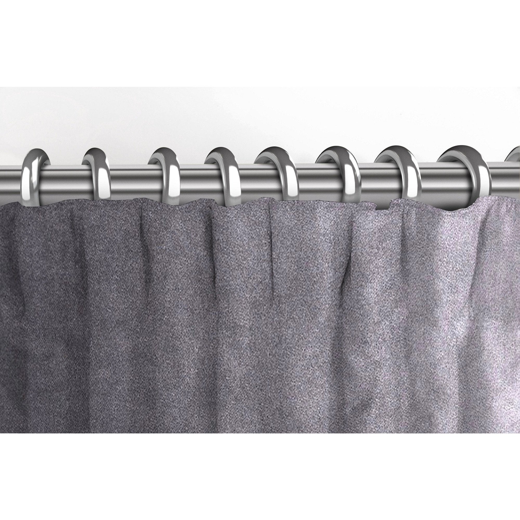 McAlister Textiles Matt Soft Silver Velvet Curtains Tailored Curtains 