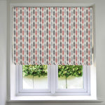 Load image into Gallery viewer, McAlister Textiles Lotta Blush Pink + Grey Roman Blind Roman Blinds Standard Lining 130cm x 200cm 
