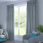 Load image into Gallery viewer, Herringbone Charcoal Grey Curtains
