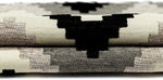 Load image into Gallery viewer, Navajo Black + Grey Striped Curtains
