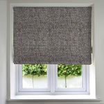 Load image into Gallery viewer, McAlister Textiles Lewis Grey Heather Tweed Roman Blinds Roman Blinds Standard Lining 130cm x 200cm 
