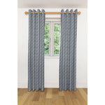 Load image into Gallery viewer, McAlister Textiles Baja Black + White Curtains Tailored Curtains 116cm(w) x 182cm(d) (46&quot; x 72&quot;) 
