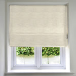 Load image into Gallery viewer, Plain Chenille Cream Roman Blind

