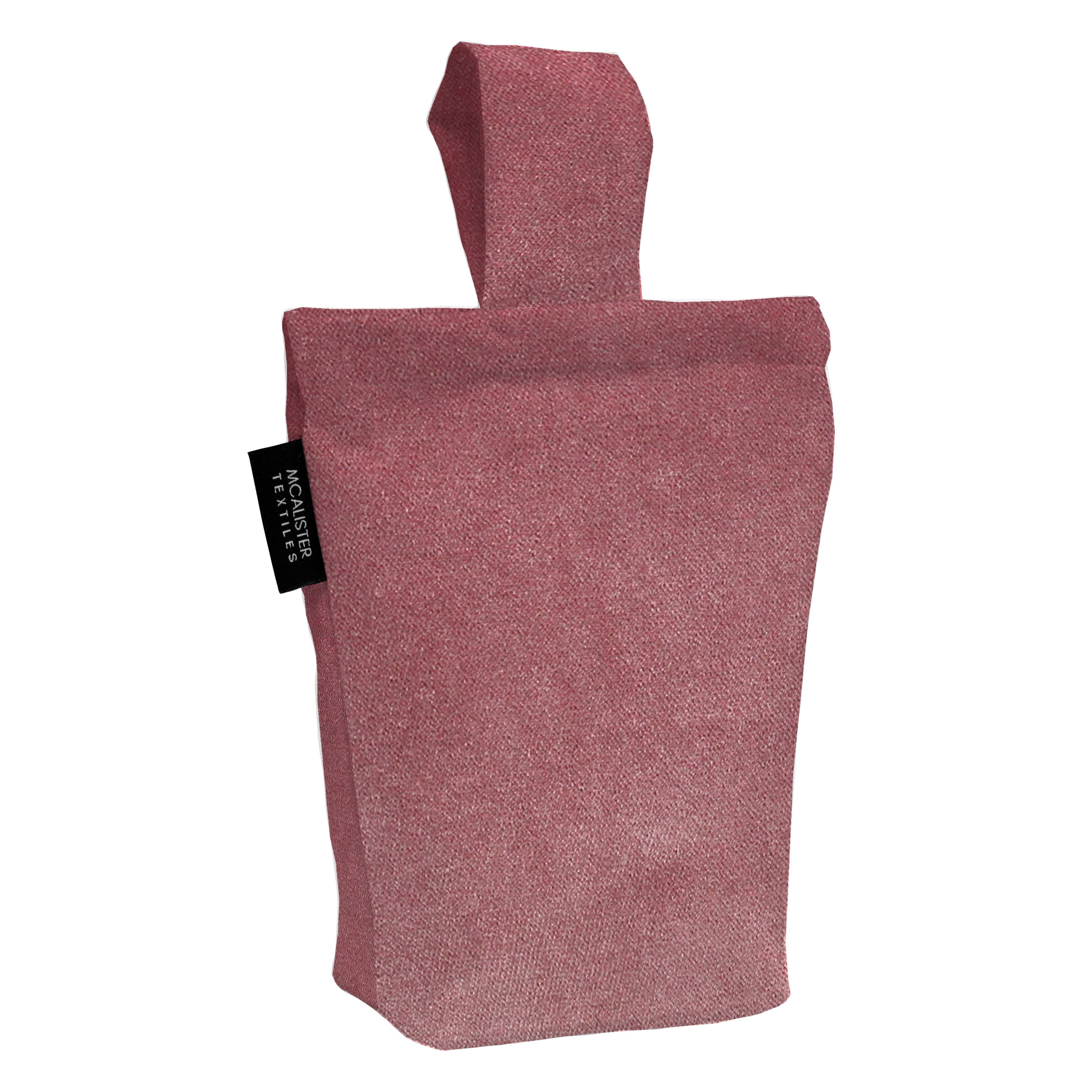 McAlister Textiles Matt Blush Pink Velvet Doorstop Doorstops