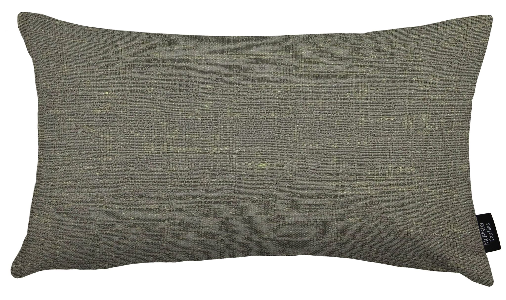 McAlister Textiles Harmony Contrast Grey Plain Cushions Cushions and Covers Cover Only 50cm x 30cm 