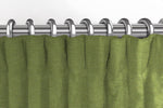 Load image into Gallery viewer, McAlister Textiles Panama Plain Fern Green Curtains Tailored Curtains 
