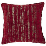 Load image into Gallery viewer, McAlister Textiles Textured Chenille Wine Red Cushion Cushions and Covers Polyester Filler 49cm x 49cm 
