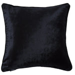 Load image into Gallery viewer, McAlister Textiles Black Crushed Velvet Cushions Cushions and Covers Cover Only 43cm x 43cm 
