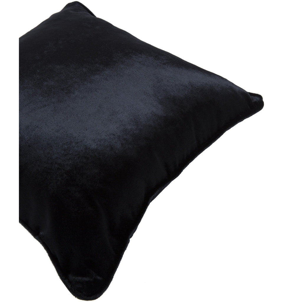 McAlister Textiles Black Crushed Velvet Cushions Cushions and Covers 
