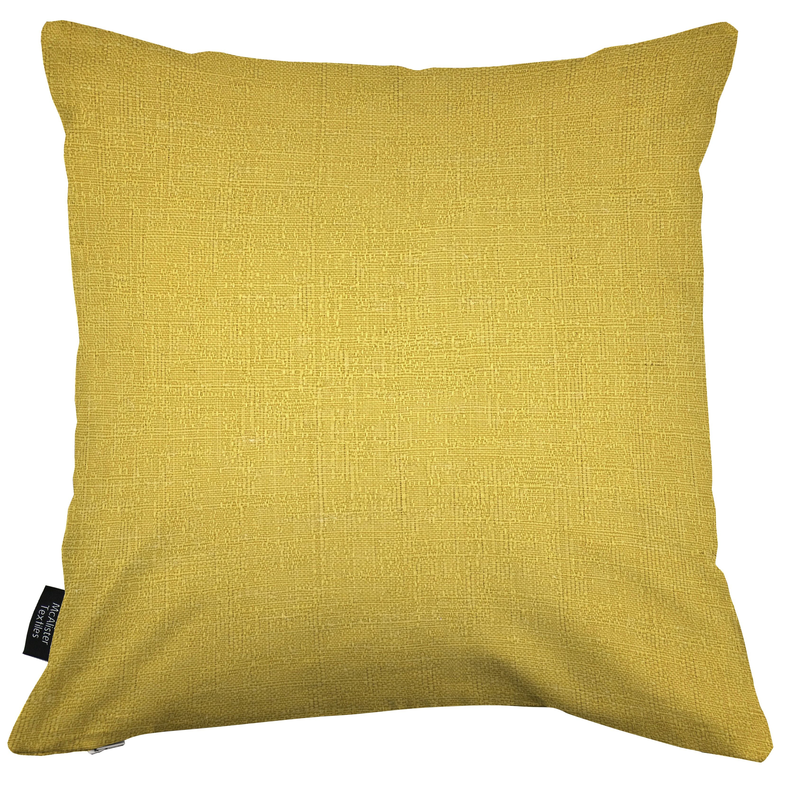 Harmony Mocha and Yellow Ochre Plain Cushions