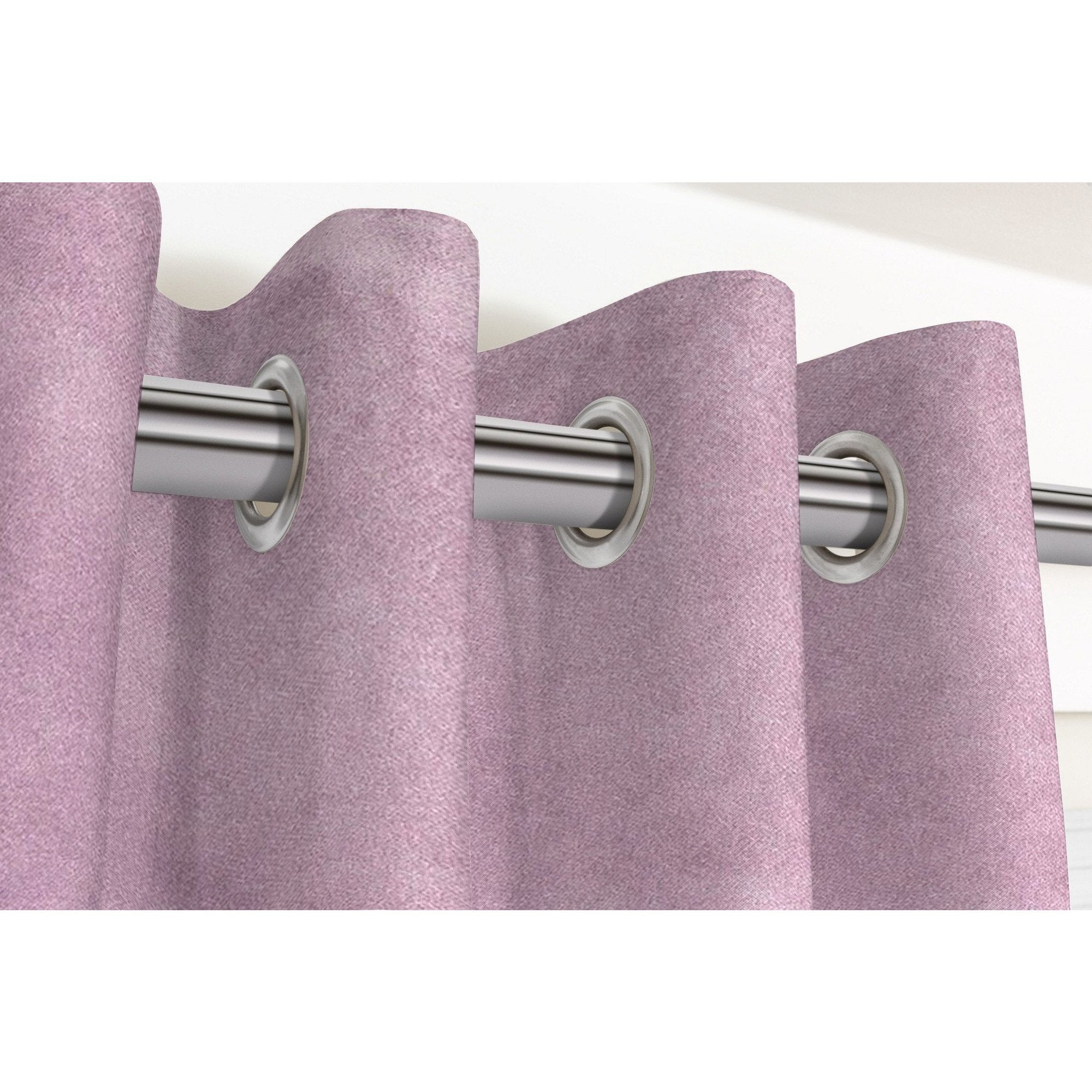 McAlister Textiles Matt Lilac Purple Velvet Curtains Tailored Curtains 116cm(w) x 182cm(d) (46" x 72") 