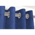 Load image into Gallery viewer, McAlister Textiles Matt Navy Blue Velvet Curtains Tailored Curtains 116cm(w) x 182cm(d) (46&quot; x 72&quot;) 
