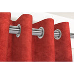 Load image into Gallery viewer, McAlister Textiles Matt Rust Red Orange Velvet Curtains Tailored Curtains 116cm(w) x 182cm(d) (46&quot; x 72&quot;) 
