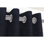 Load image into Gallery viewer, McAlister Textiles Matt Black Velvet Curtains Tailored Curtains 116cm(w) x 182cm(d) (46&quot; x 72&quot;) 
