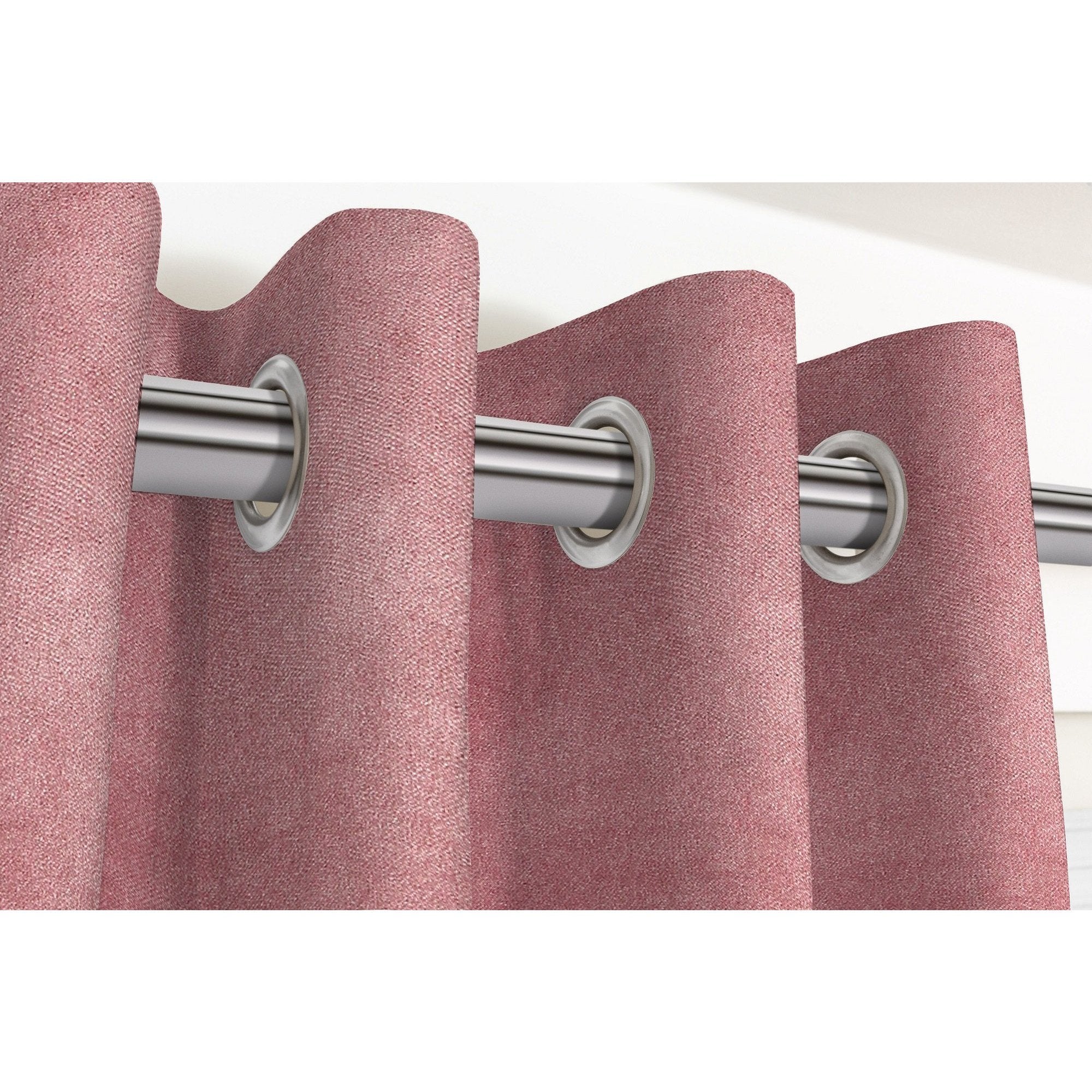 McAlister Textiles Matt Blush Pink Velvet Curtains Tailored Curtains 116cm(w) x 182cm(d) (46" x 72") 