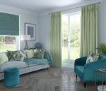 Load image into Gallery viewer, Herringbone Sage Green Curtains
