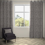 Load image into Gallery viewer, McAlister Textiles Lewis Grey Heather Tweed Curtains Tailored Curtains 
