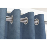 Load image into Gallery viewer, McAlister Textiles Matt Petrol Blue Velvet Curtains Tailored Curtains 116cm(w) x 182cm(d) (46&quot; x 72&quot;) 
