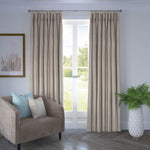 Load image into Gallery viewer, Linea Taupe Textured Curtains
