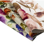 Load image into Gallery viewer, McAlister Textiles Renoir Floral Violet Purple Velvet Curtains Tailored Curtains 
