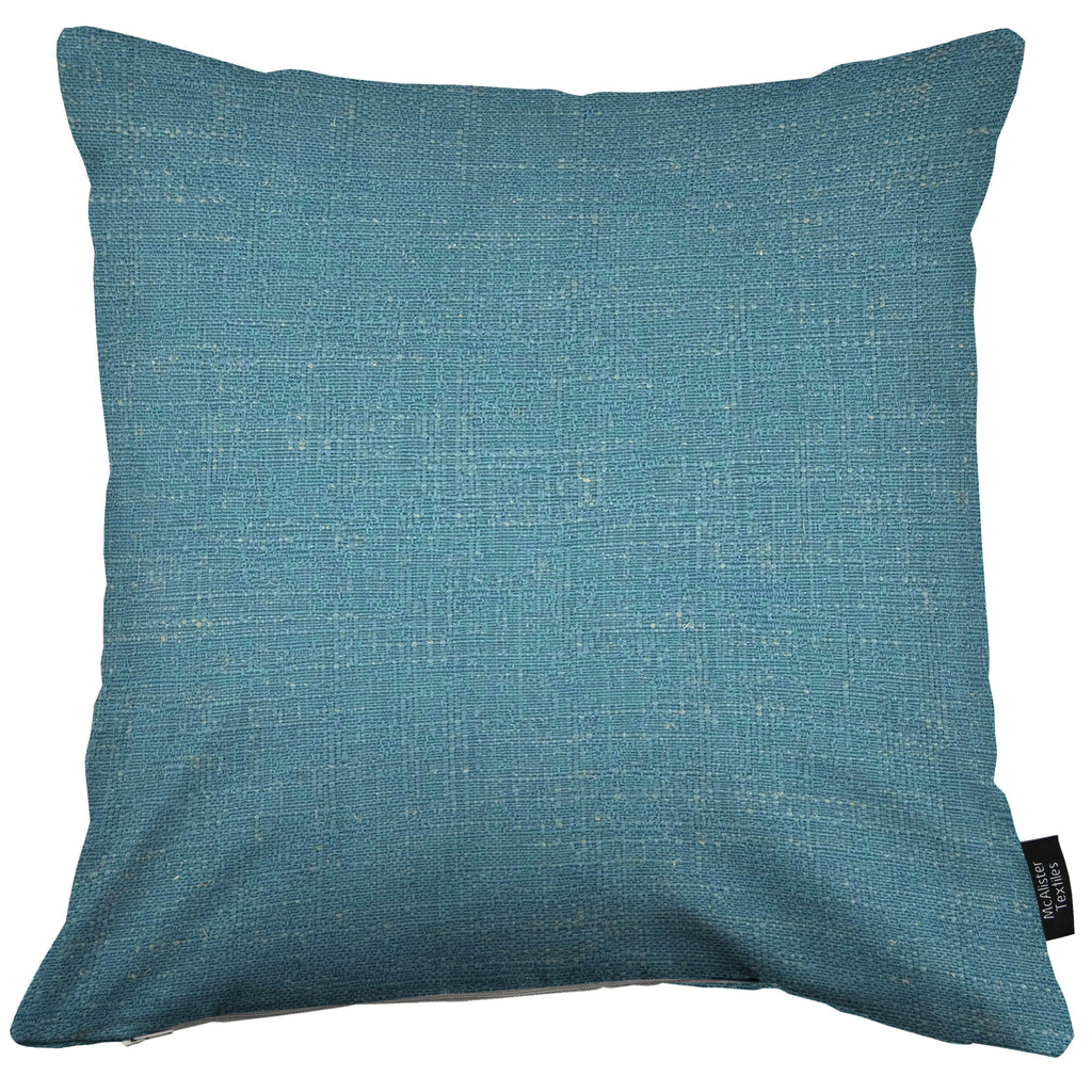 McAlister Textiles Harmony Contrast Teal Plain Cushions Cushions and Covers Cover Only 43cm x 43cm 