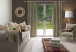 Load image into Gallery viewer, Highlands Textured Plain Forest Green Curtains
