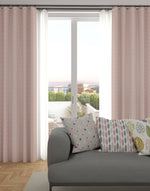Load image into Gallery viewer, Elva Geometric Blush Pink Curtains

