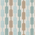 Load image into Gallery viewer, McAlister Textiles Lotta Duck Egg Blue + Beige Roman Blind Roman Blinds 
