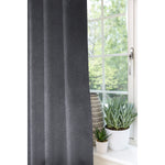 Load image into Gallery viewer, McAlister Textiles Matt Charcoal Grey Velvet Curtains Tailored Curtains 
