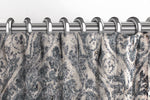 Load image into Gallery viewer, McAlister Textiles Renaissance Charcoal Grey Printed Velvet Curtains Tailored Curtains 
