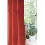 Load image into Gallery viewer, McAlister Textiles Matt Rust Red Orange Velvet Curtains Tailored Curtains 
